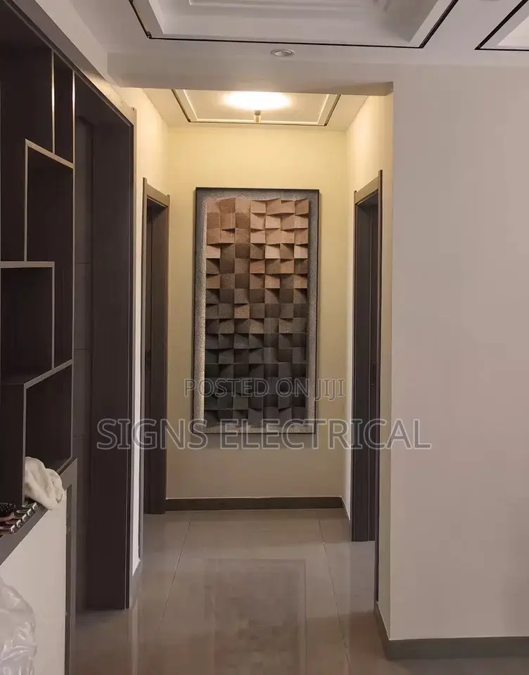 LED Wall Lamps Vertical Bar Art Luminous Interior