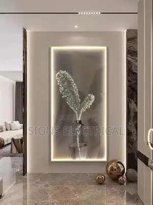 Modern Feather Wall Decoration Mural Lighting LED Wall Lamp