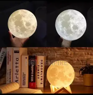 Humidifier Aromatizer Luminaire Lampshade Full Moon 3d Lamp