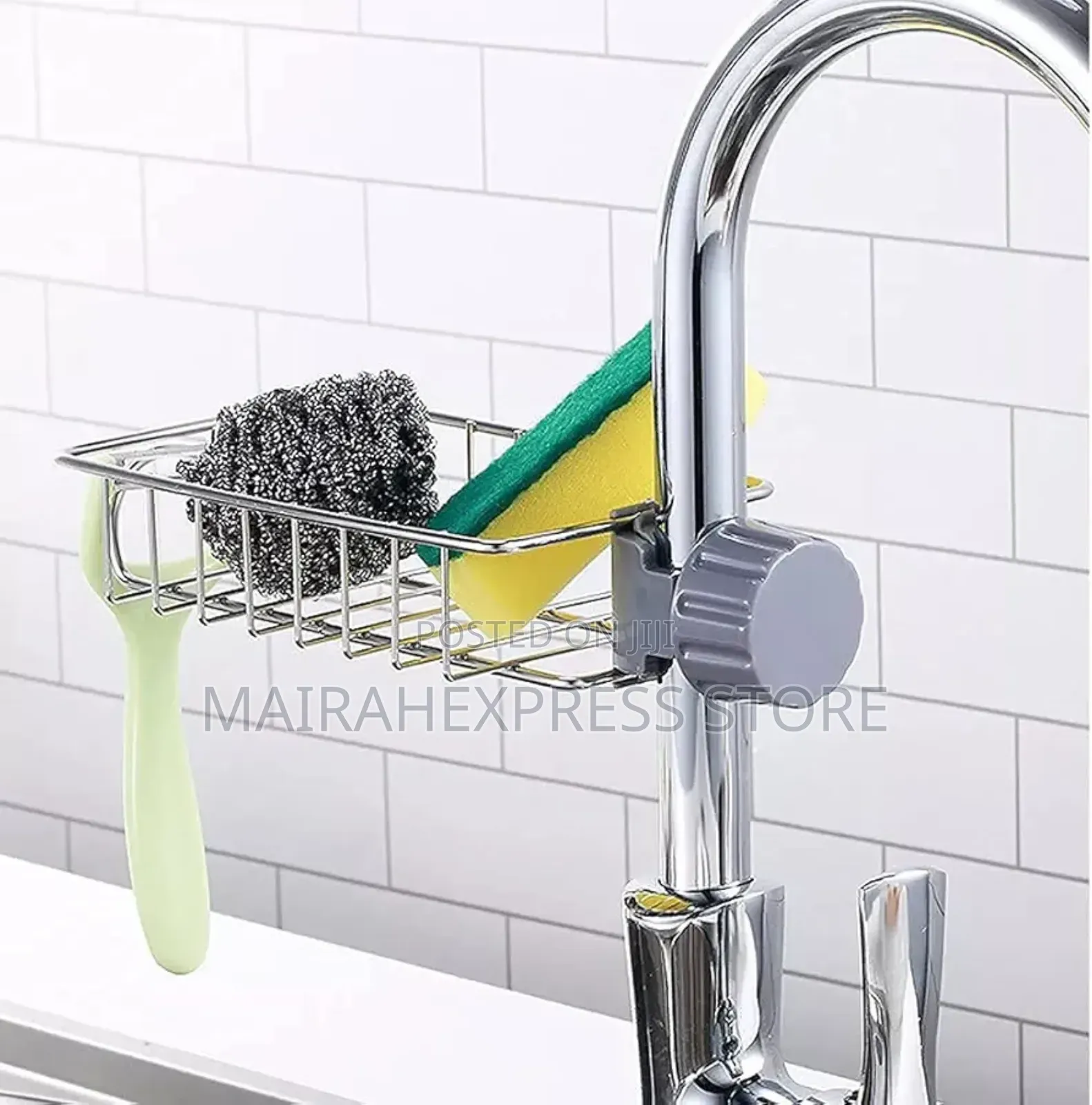 Sponge/Soap Storage Faucet Holder