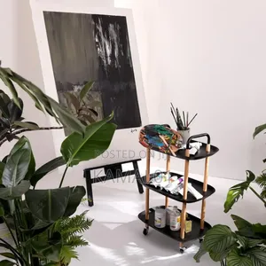 Side Table Multifunctional Storage Shelf With Wheels