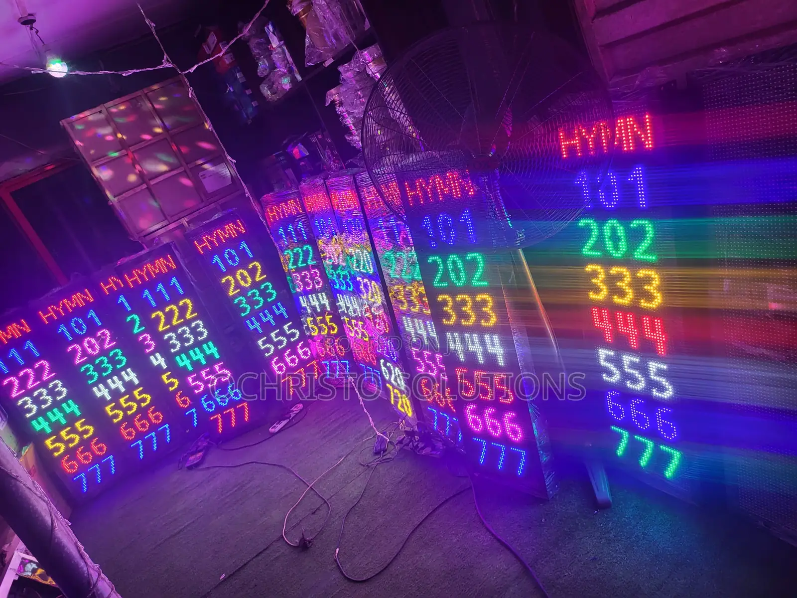 Digital Hymn Board