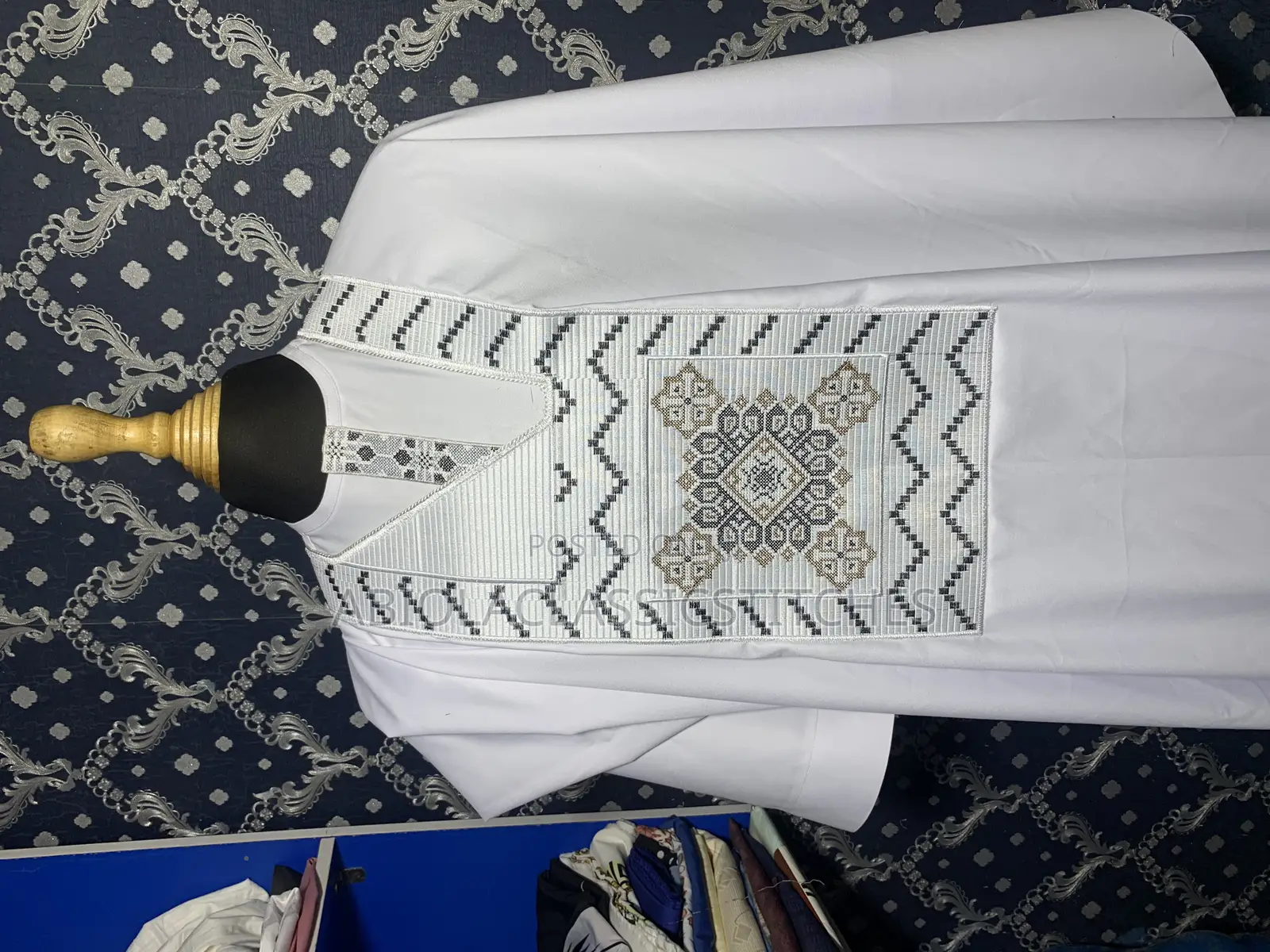 Men Agbada Monogram