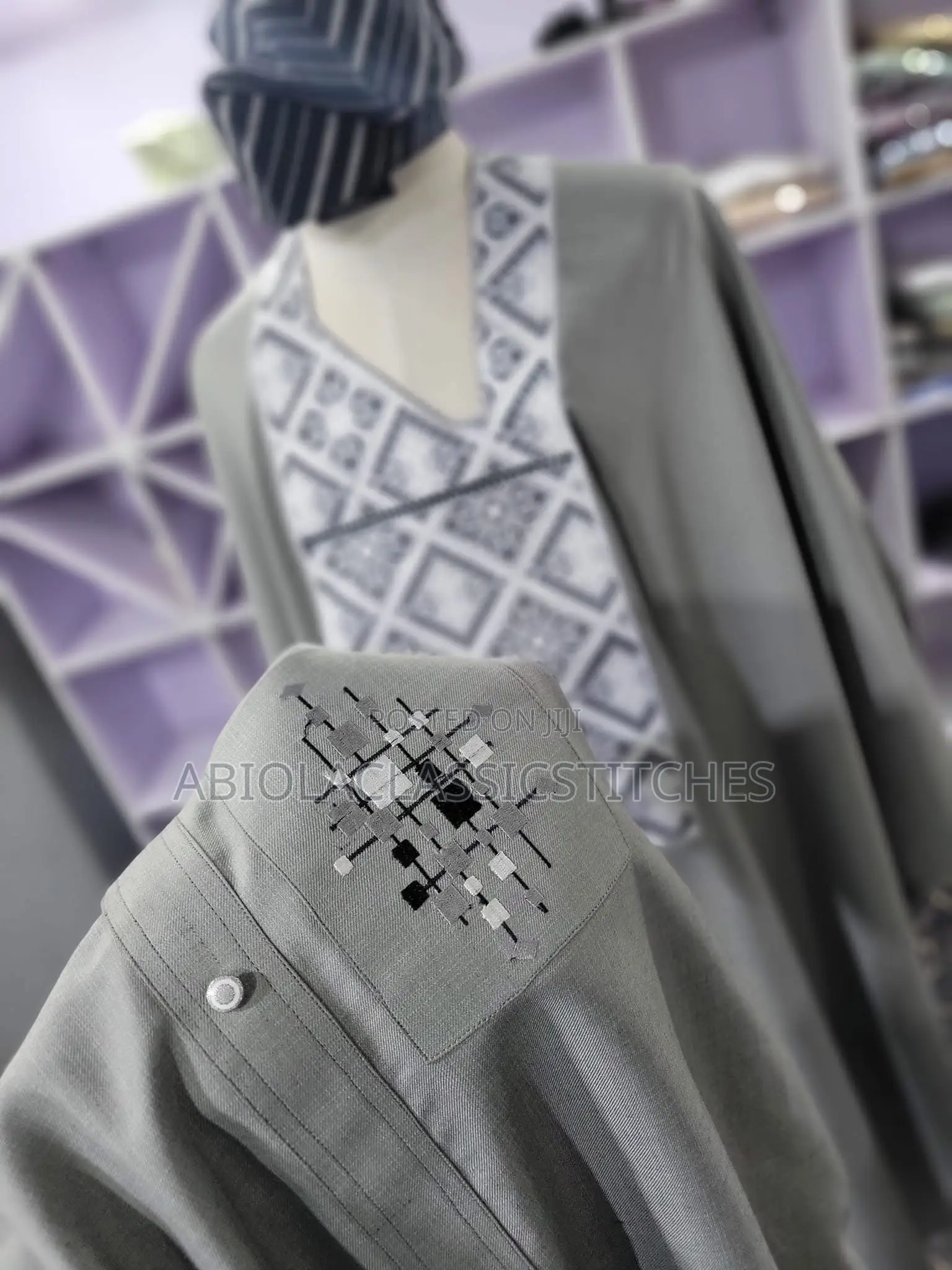 Men Agbada Monogram