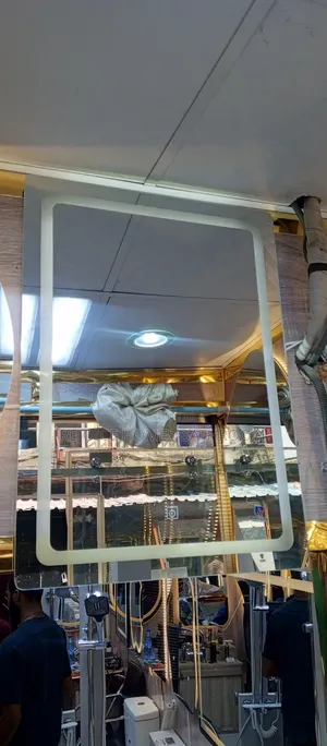 Square Frameless Mirror With LED
