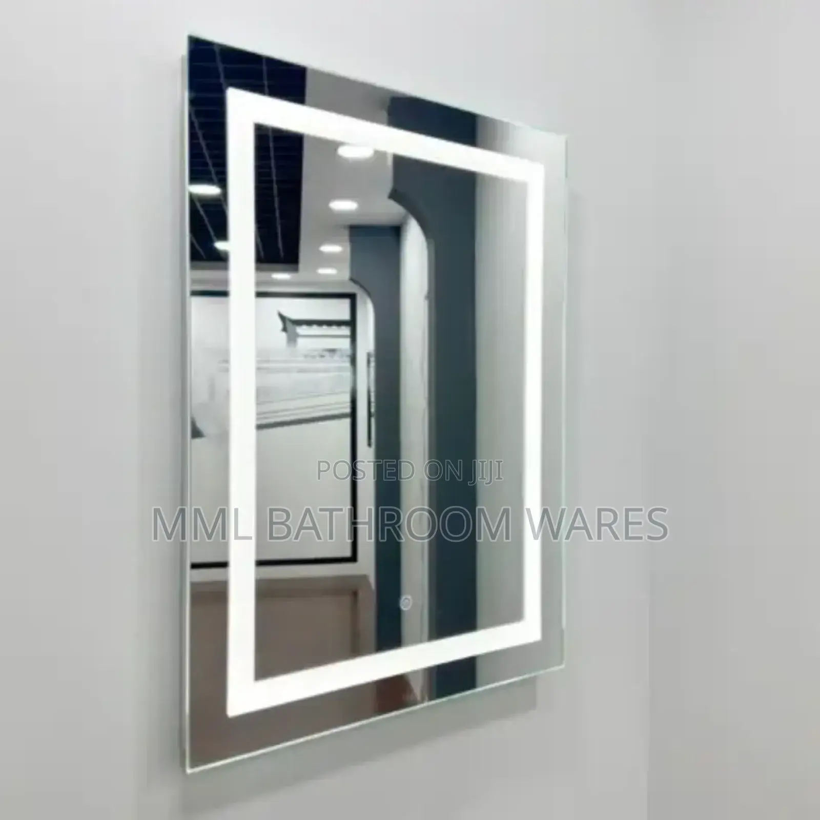 Wall Mounted Touch Screen Led Light Mirror