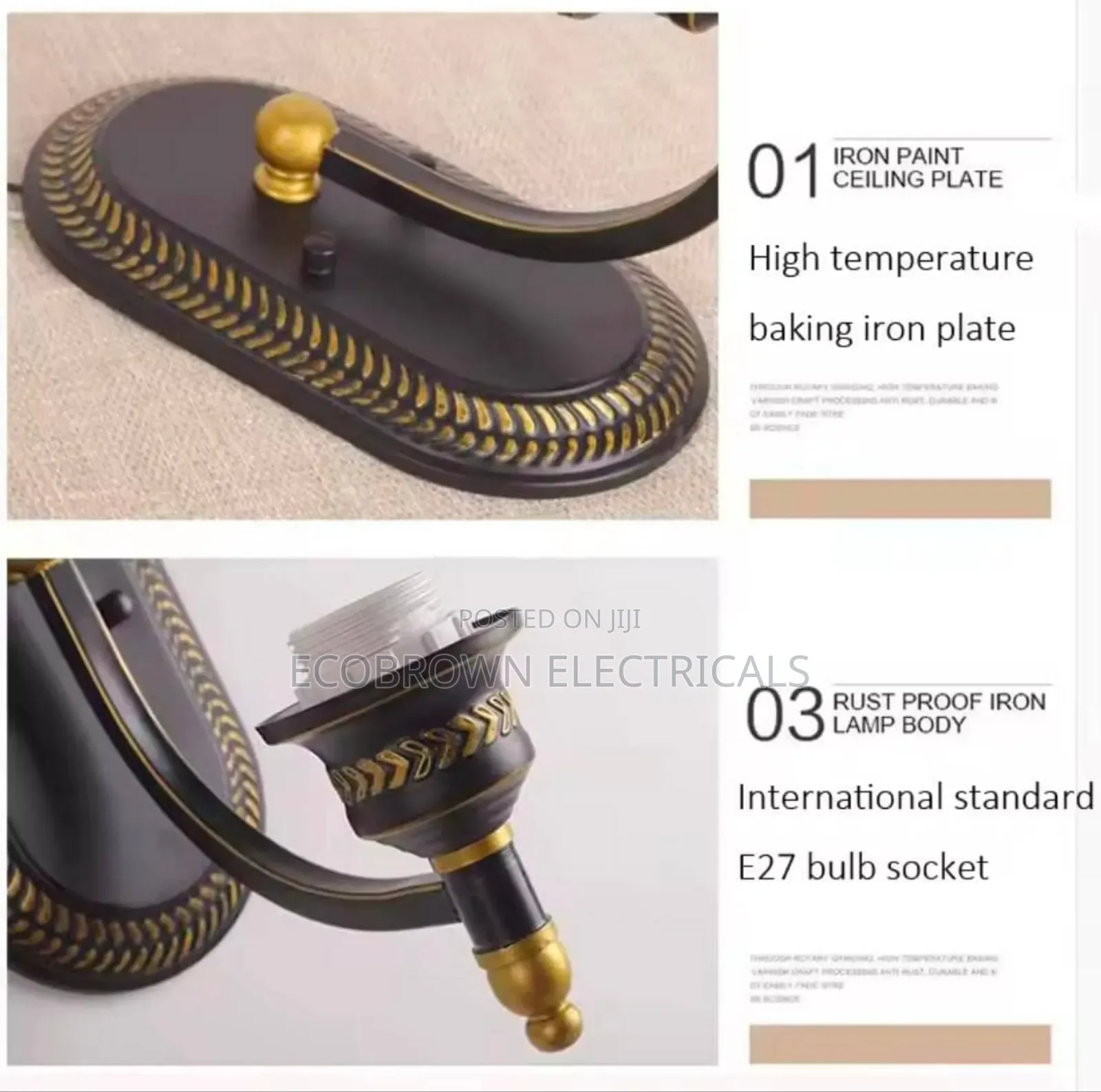 Quality Cast Wall Brackets Light