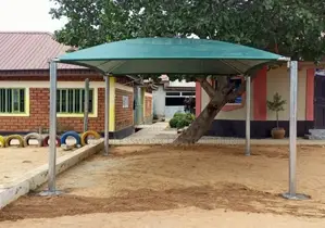 4 Stand Blue Carport Shade