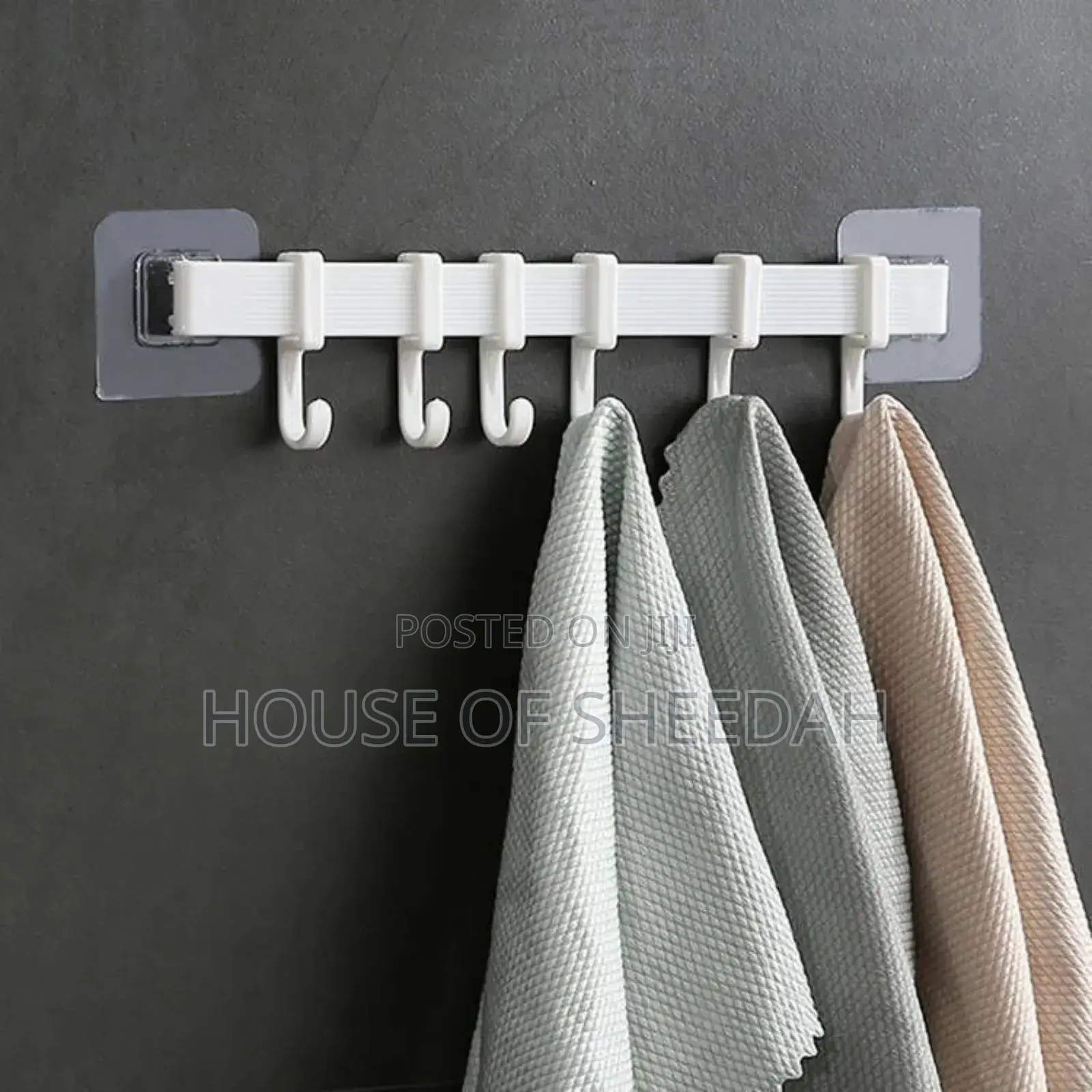 3pcs Wall Hanging 6 Row Hook
