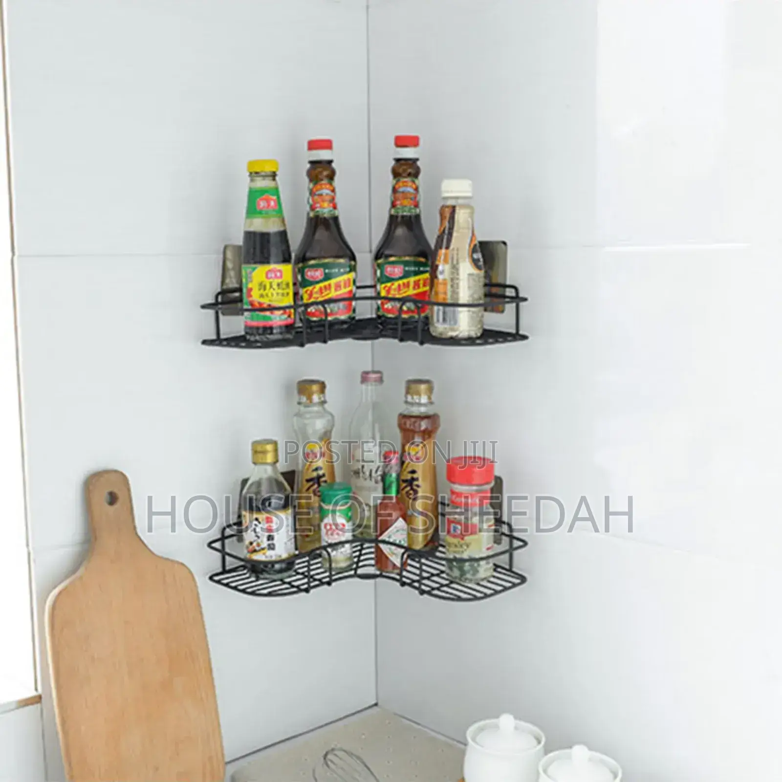 Iron Corner Storage Rack