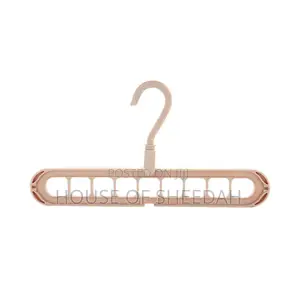 5pcs Space-Saving Nine-Hole Clothes Hanger