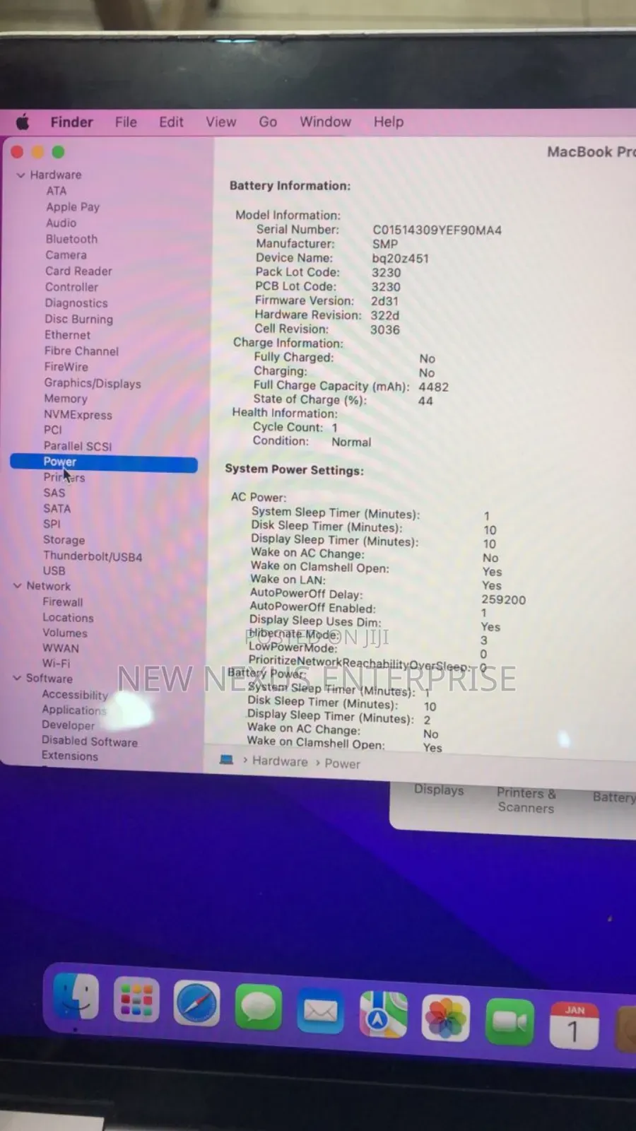 Laptop Apple MacBook Pro 2017 16GB Intel Core I7 SSD 256GB