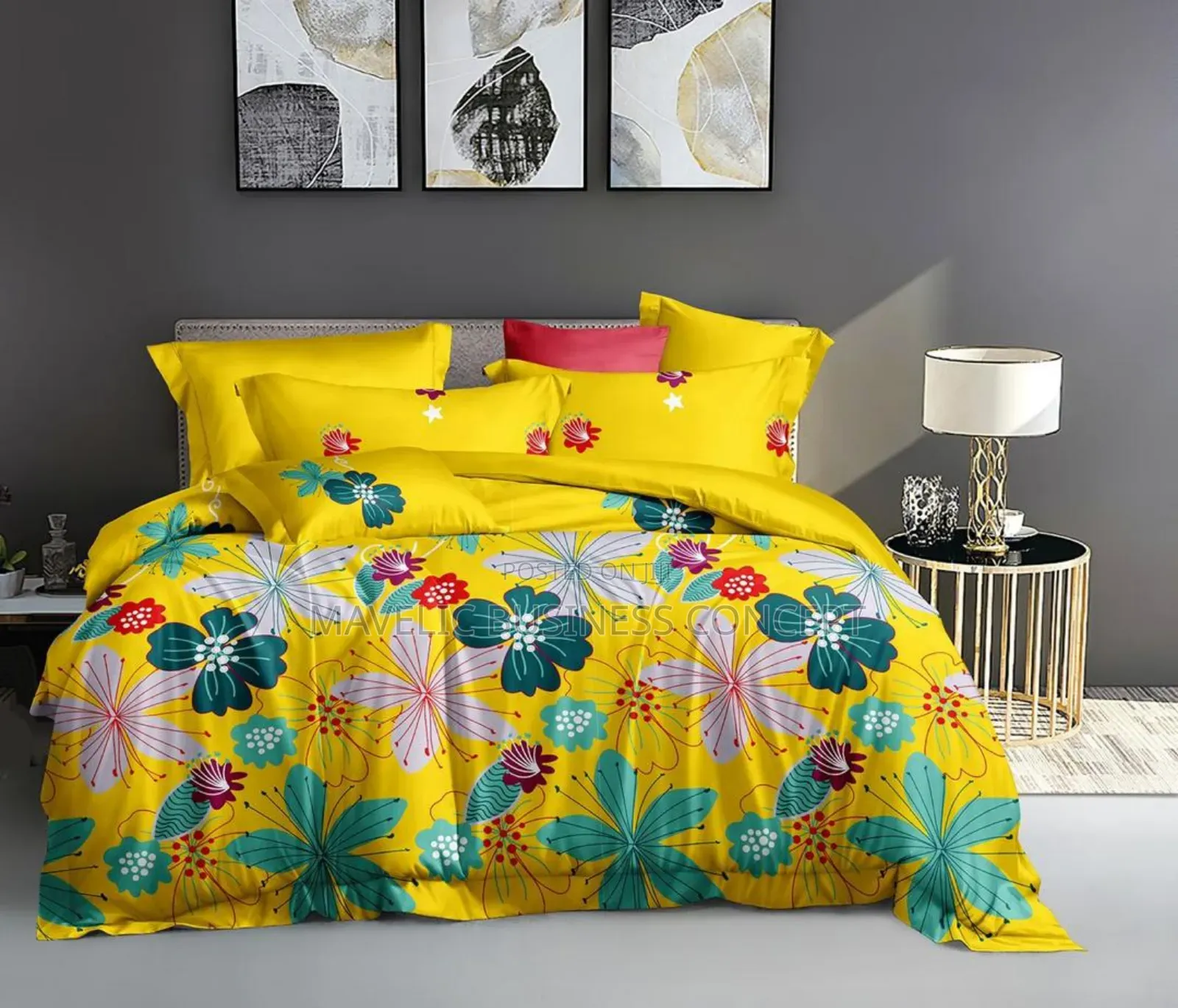 Duvets and Bedsheets With 4 Pillowcases