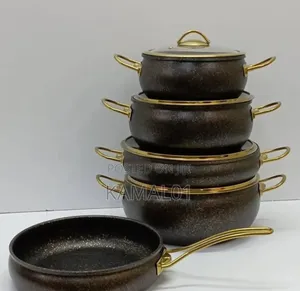 Press Aluminium Cookware Sets Granite Coating High Quality