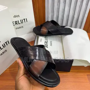 Luxury Berluti Leather Slipers 40-46