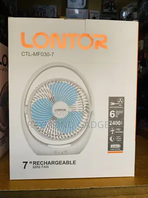 Lontor Rechargeable Mini Table Fan CTL-Mf030-7
