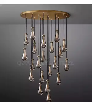 New Arrival Glasses Luxury Parlor Dining Room Light.