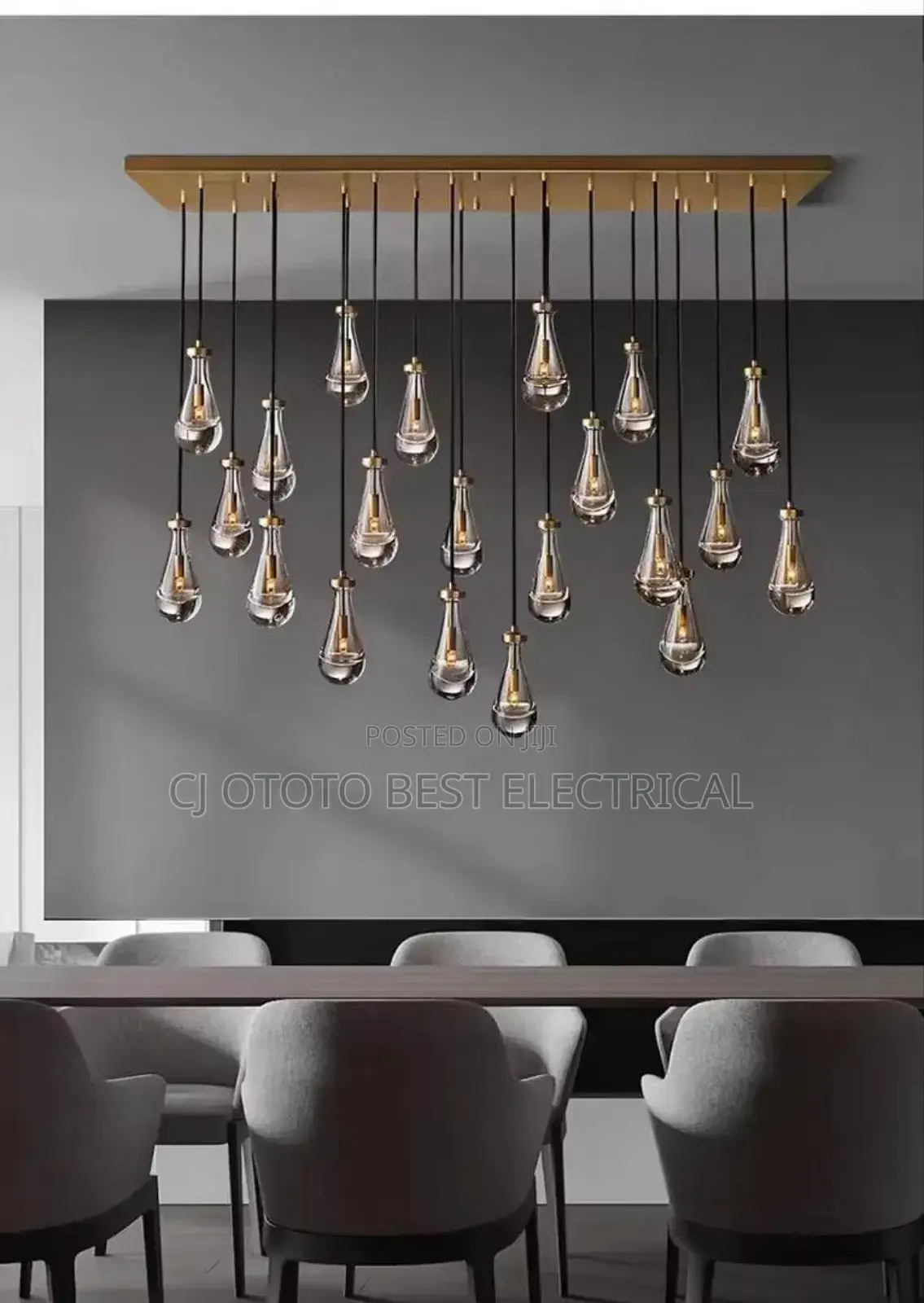 New Arrival Glasses Luxury Parlor Dining Room Light.