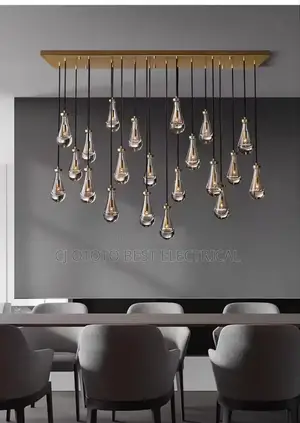 New Arrival Glasses Luxury Parlor Dining Room Light.