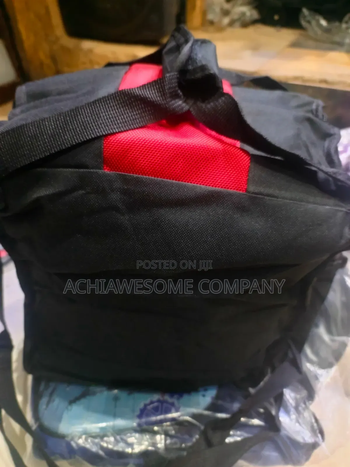 Red And Black Hp Power Lunch Bag