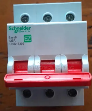 Original Schneider 125 Amps 3 Pole Main Control Breaker