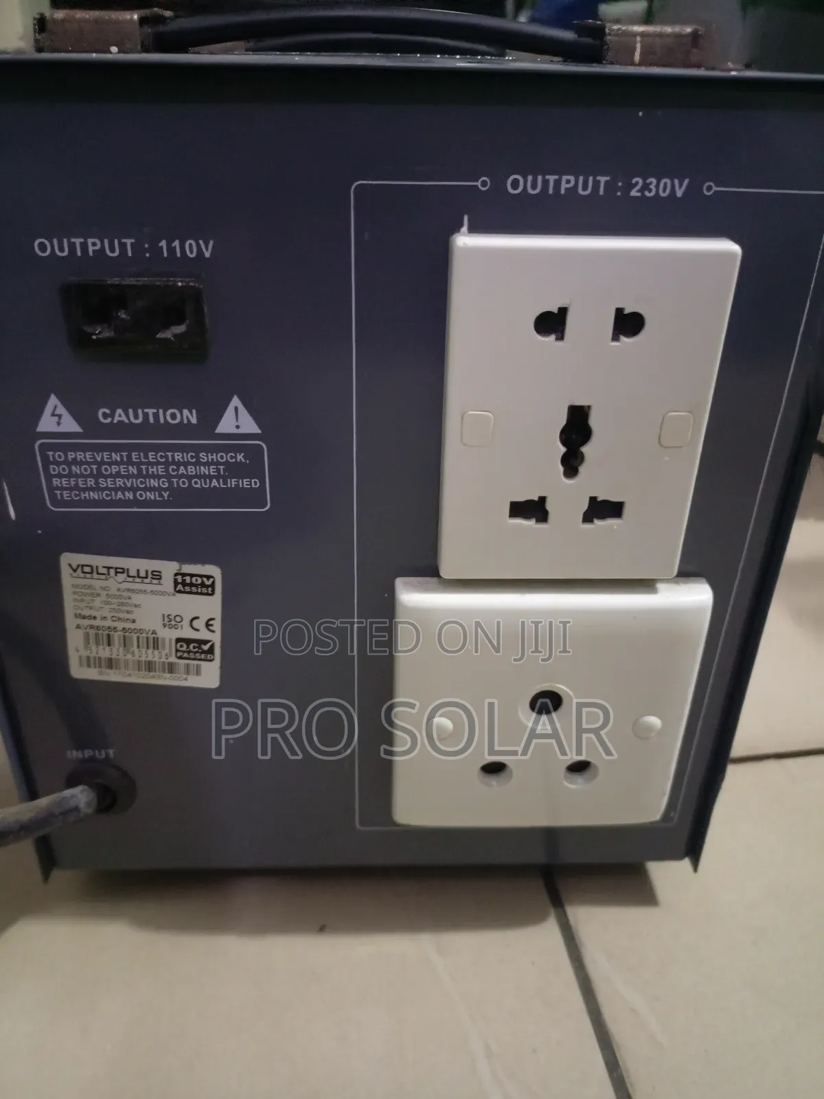 Voltplus Stabilizer 5000VA Copper Coil