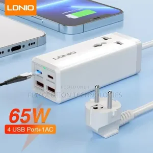 Ldnio SC1418 Extension Cord 65W Desktop Power Strip