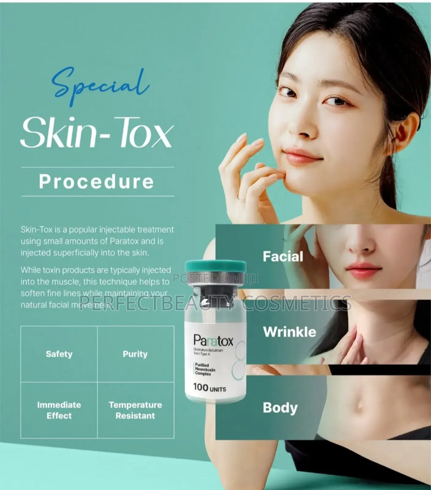 Paratox 100u Botox