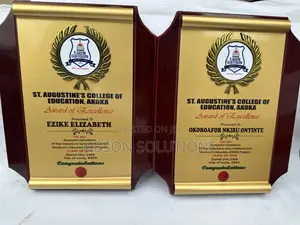 Plaque Award