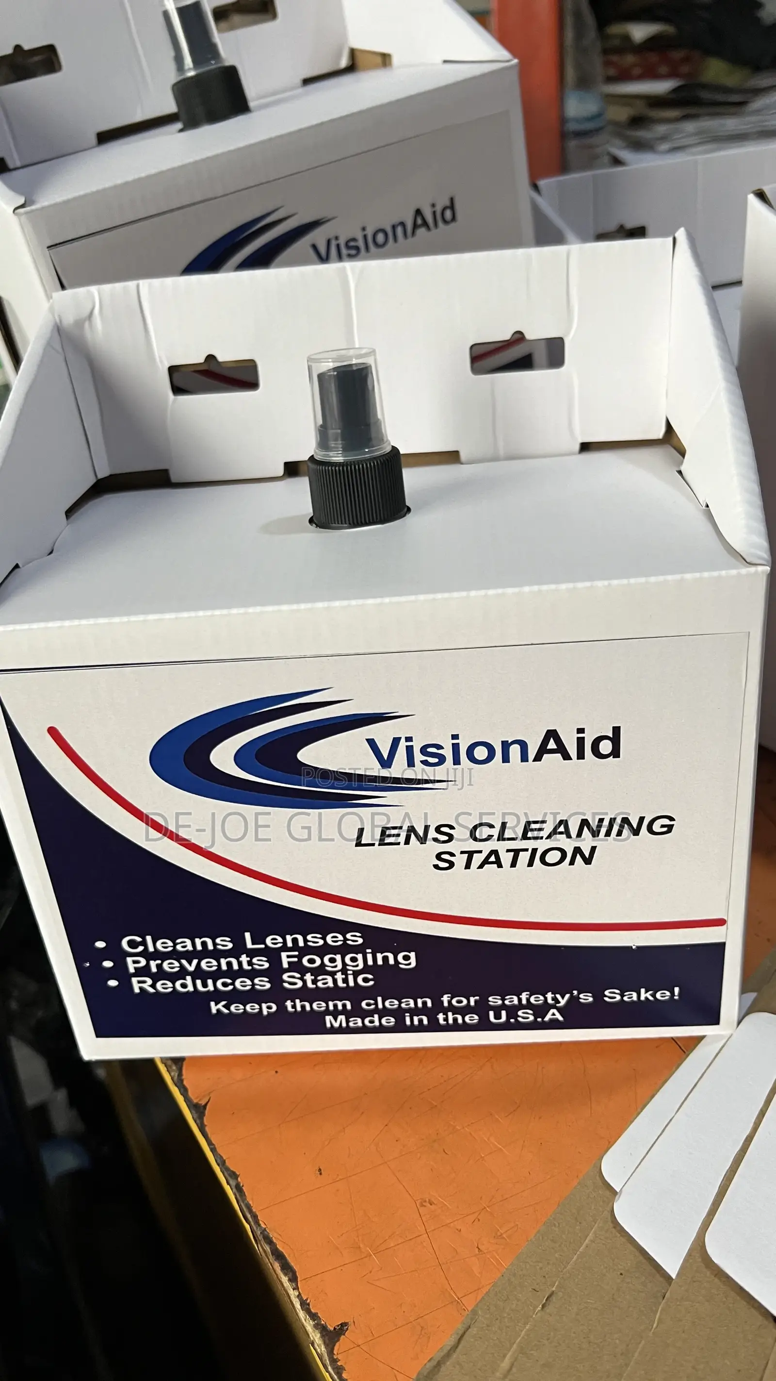 Vision Aid Lens Cleaning Station