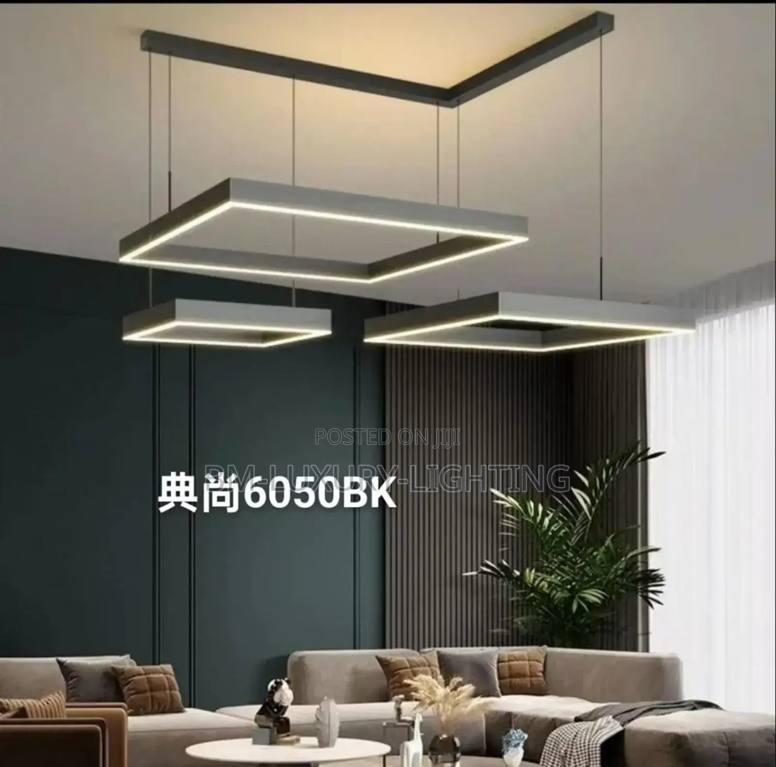 L for Luxury Shapped Chandelier