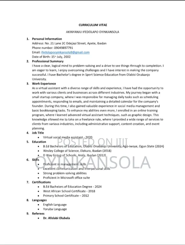 Female Business Manager