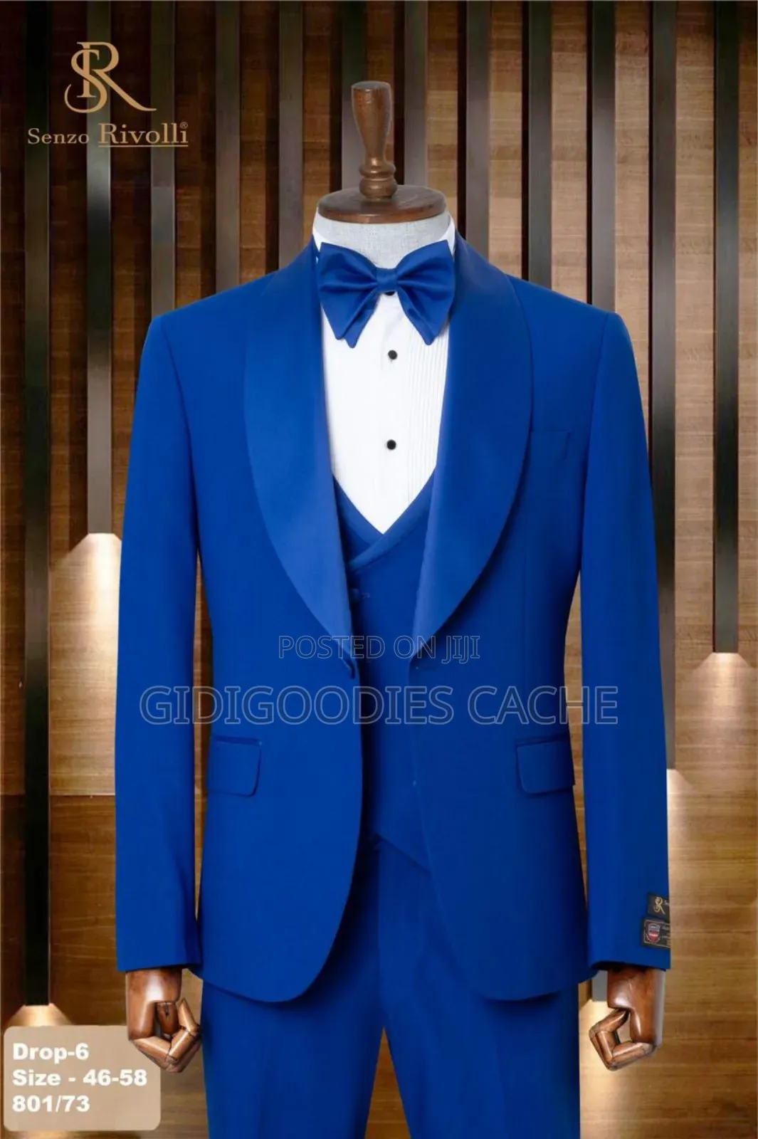 Senzo Rivolli Three Piece Suit