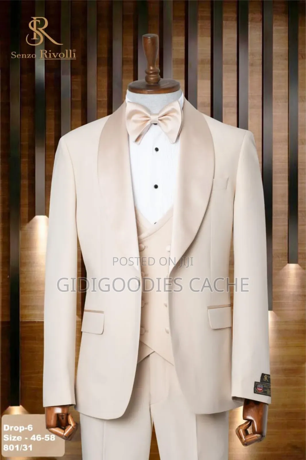 Senzo Rivolli Three Piece Suit