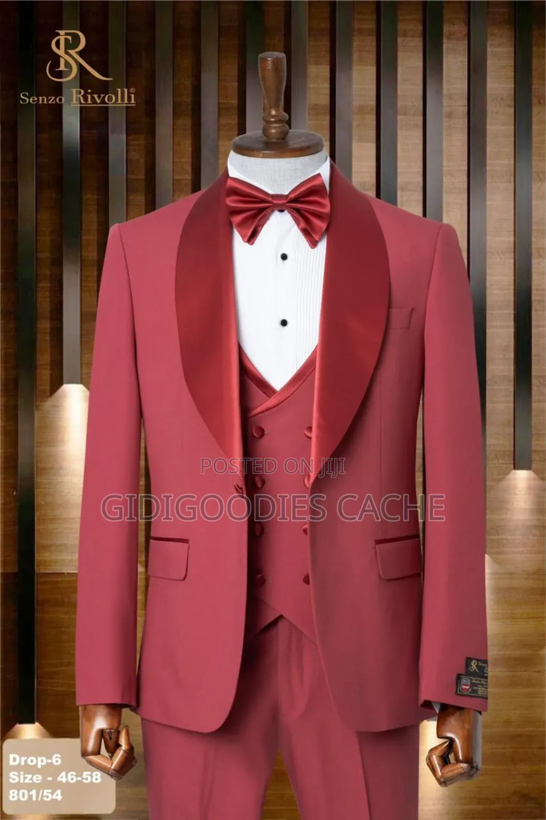 Senzo Rivolli Three Piece Suit