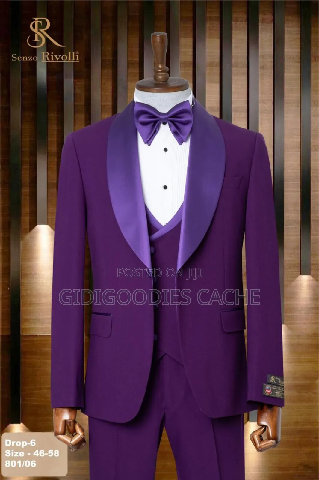 Senzo Rivolli Three Piece Suit