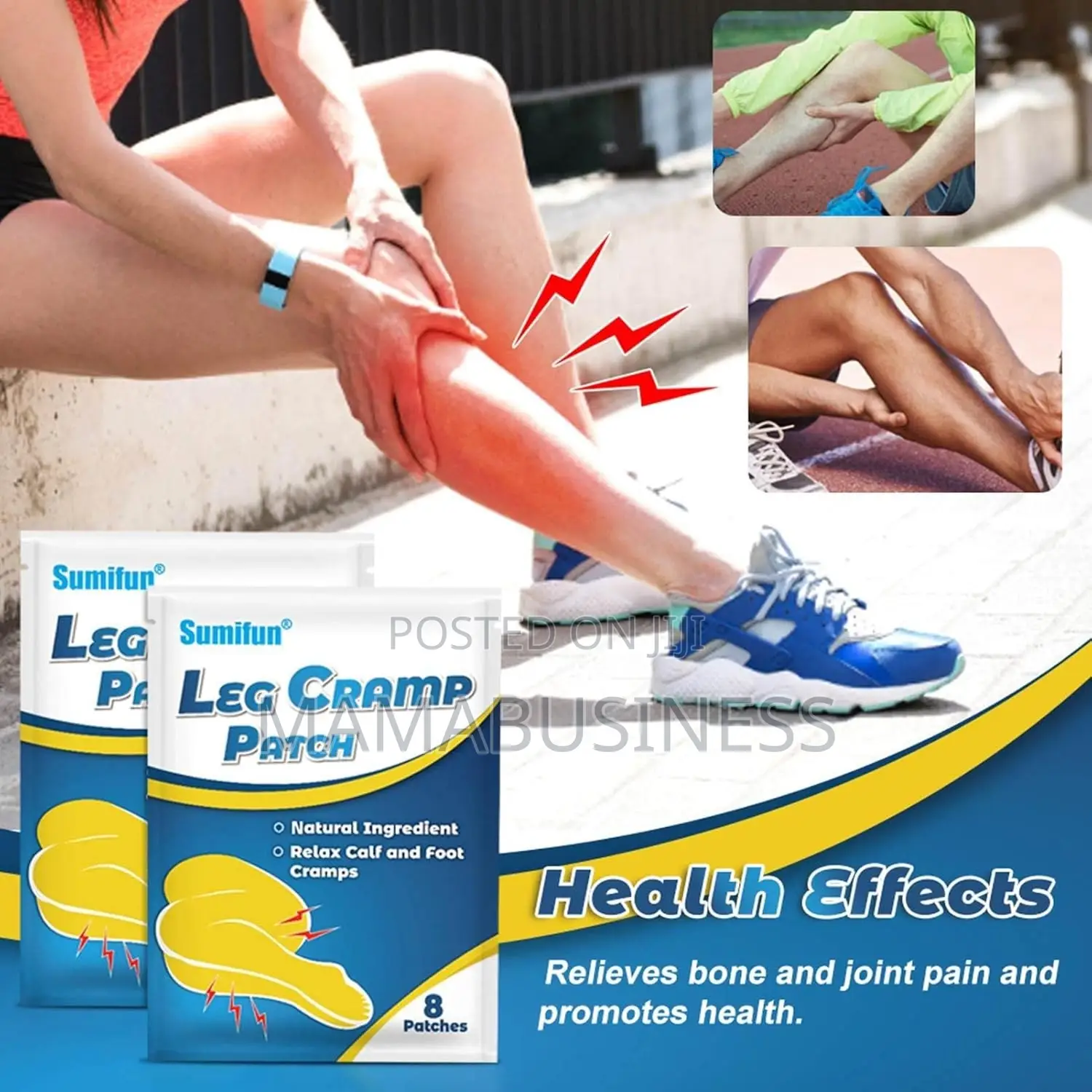 Sumifun Leg Cramp Patch - 8pcs