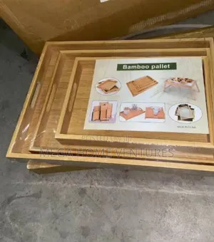 Three Set Wooden Tray