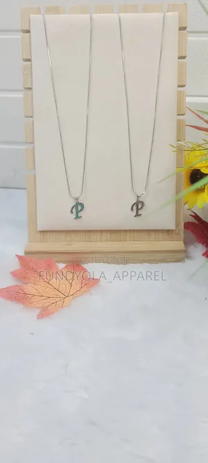 Photo - P Pendant Necklace