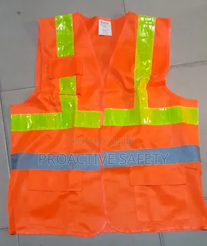 Safety Reflective Vest With Pocket