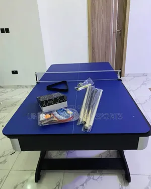 3-in-1 6ft Foldable Snooker And Tennis