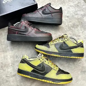Original Nike Air Force 1 Low Halloween Skull Sneakers