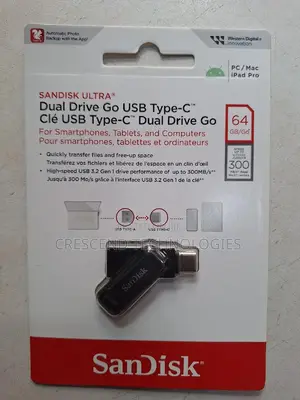 64gb Sandisk Dual Drive Usb Type-C