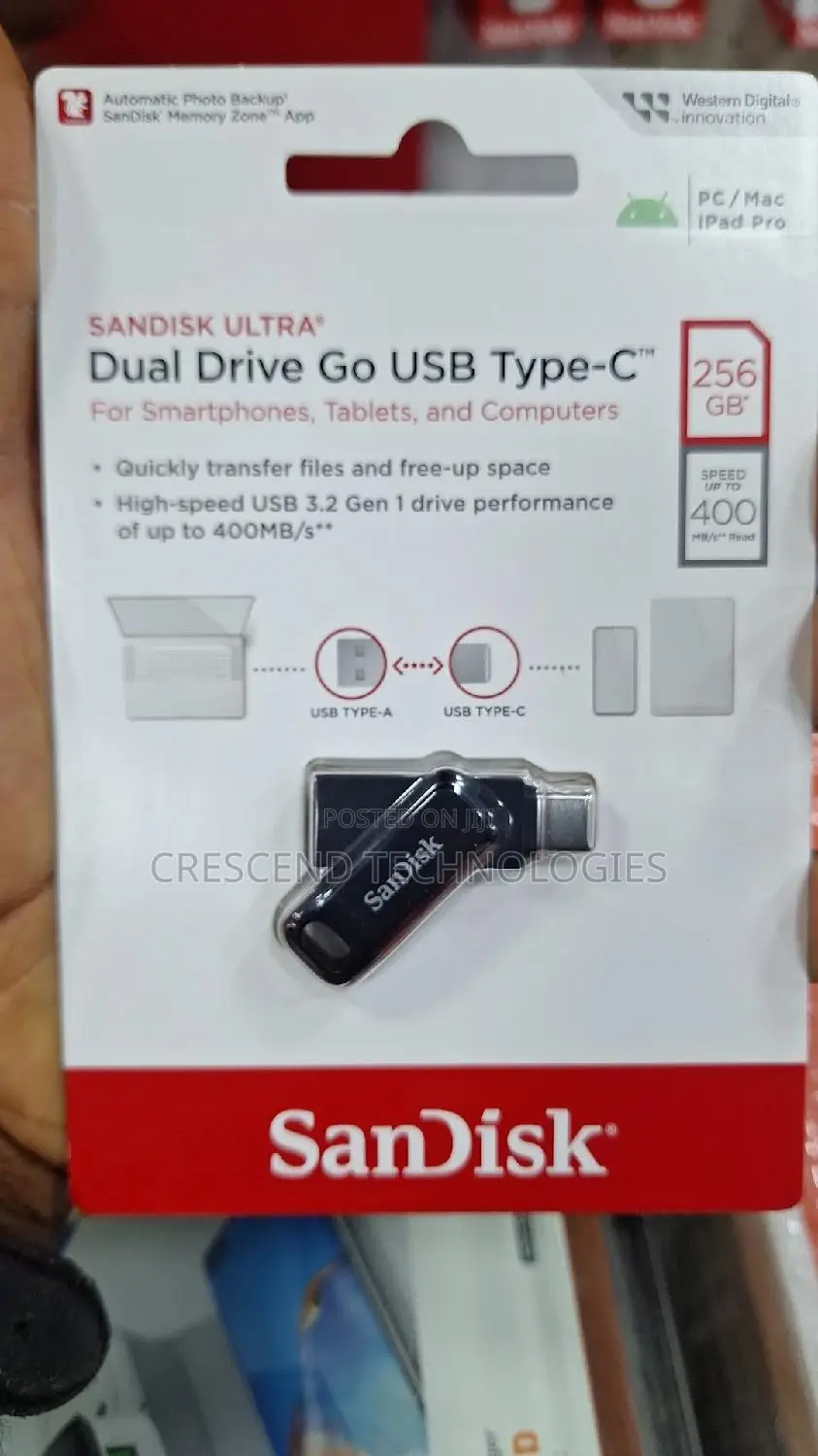 256gb Sandisk Dual Drive Usb Type-C