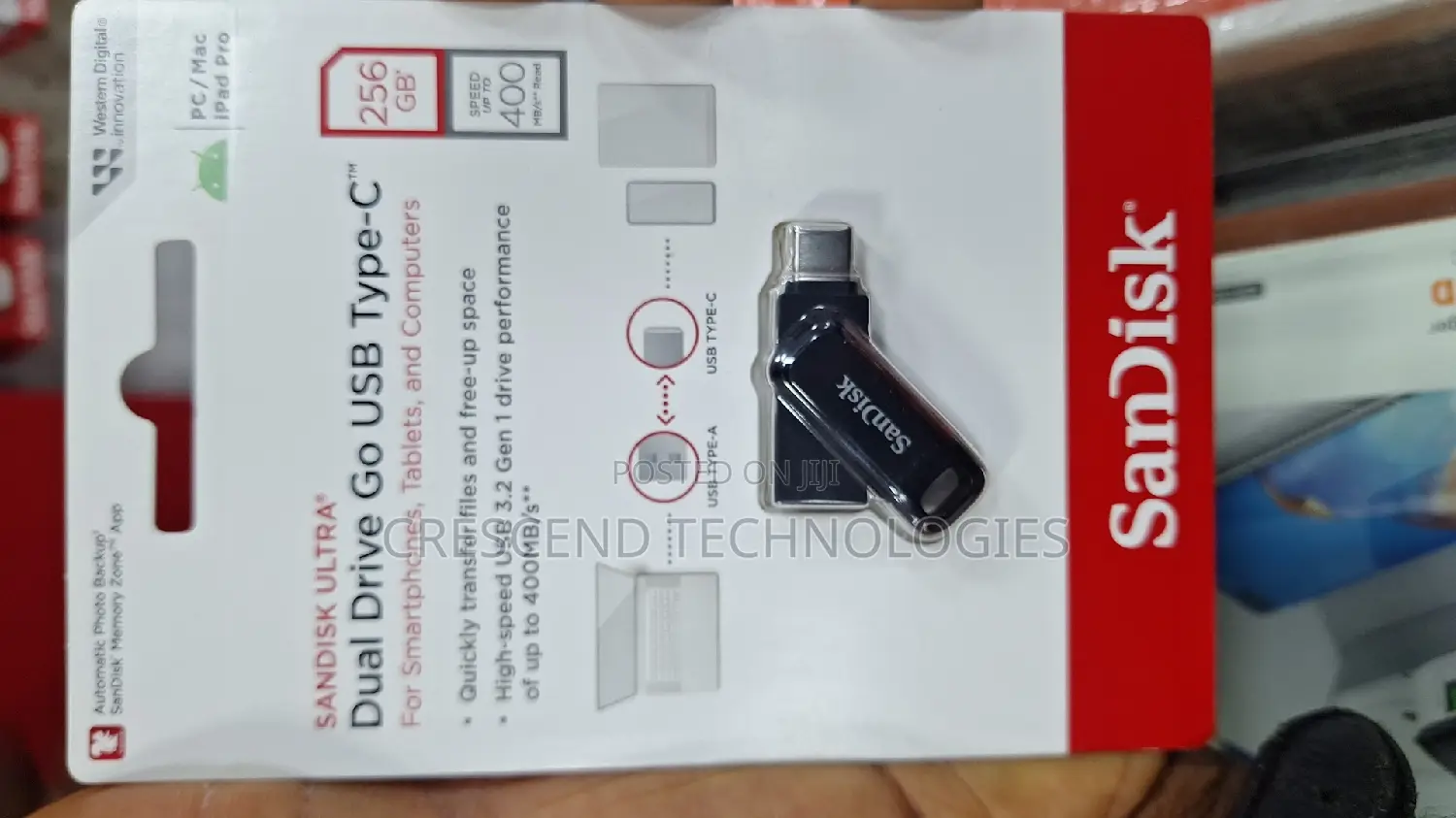 256gb Sandisk Dual Drive Usb Type-C