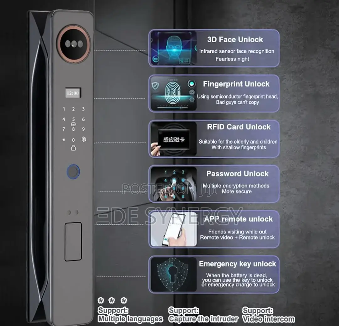 Smart Digital Advanced Security Features Smartlock