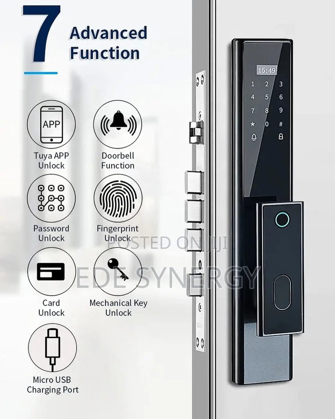 Smart Digital Biometric Smartlock With Mobile App Access