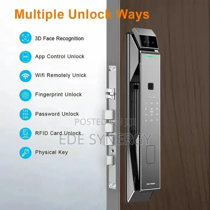 New Advanced Feature 3dfacial Recog. Smartlock for Villa