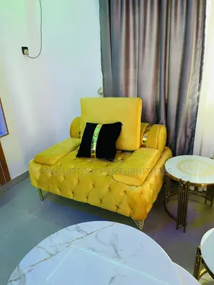 Unique Touches Golden Circulus Luxury 7 Seater Sofa