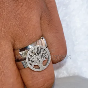 Non-tarnishing Titanium Steel Female Wedding Rings - Size 6